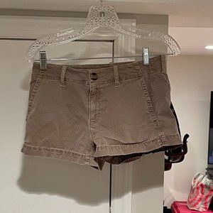 American Eagle Khaki Shorts Size 4